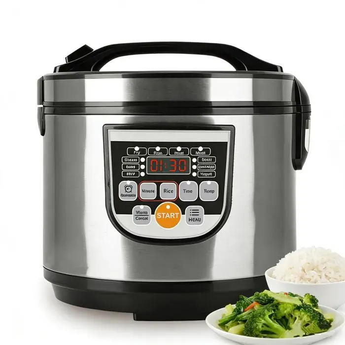 Autocuiseur électrique 5 L - Cuiseur à riz multifonction de 700 W - avec 10 programmes de cuisson - Cuire à vapeur bouillir