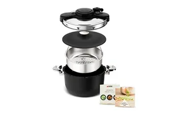 Autocuiseur SEB Autocuiseur Clipso Tempo 3-in-1 Cocotte-minute, Faitout, Cocotte a four P4810700