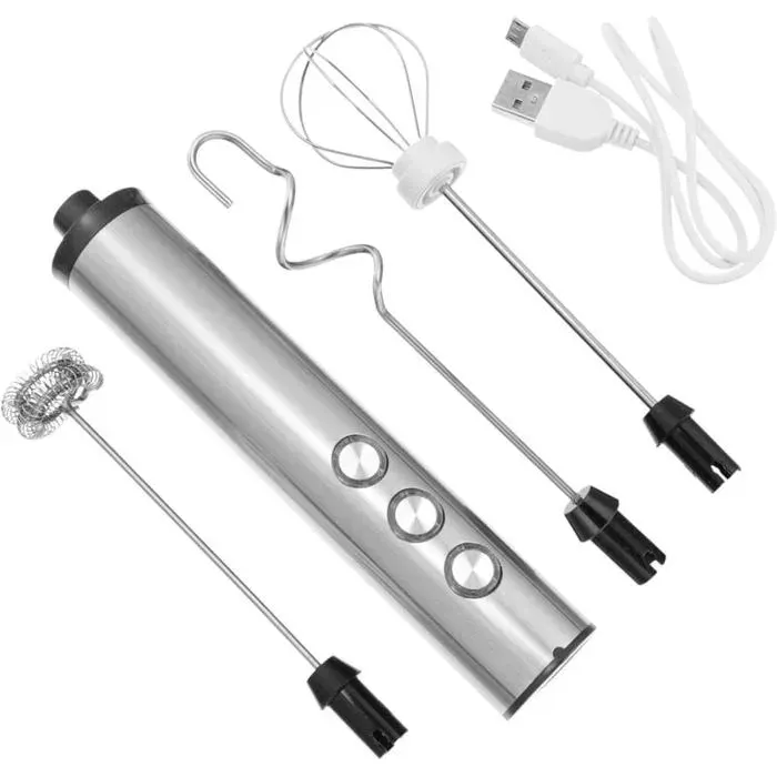 Automatic Handheld Frother and Coffee Mixer Usb Rechargeable Electric Stirrer for Foams Easy to Clean Compact Design for Latt Label