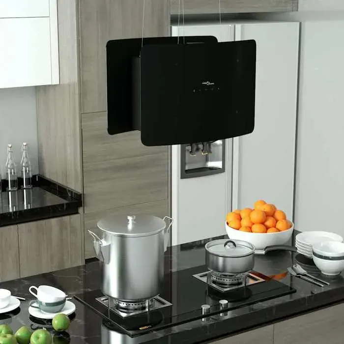 Automne/hiverHotte suspendue-Hotte aspirante à LCD tactile Verre trempé-pour cuisine-55x37x(62-137) cm EU_5726662