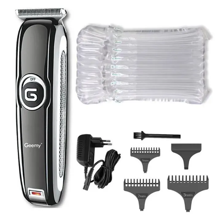 Avec sac à bulles Tondeuse à cheveux Geemy pour hommes rasoir professionnel pour barbe et cheveux rechargea Multic TONDEUSE CHEVEUX