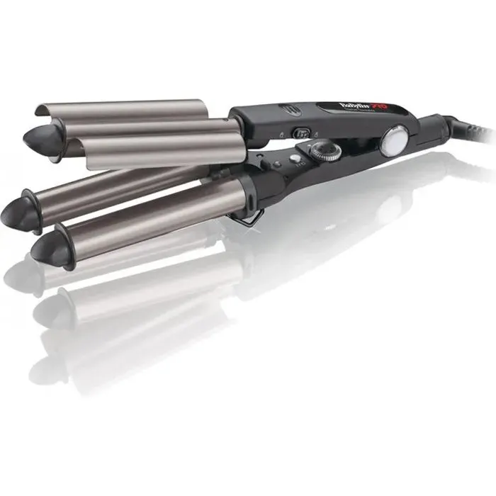 Babyliss Pro Fer à onduler triple branches Ref BAB2269TTE 140°-220° fonction Ondulante Titanium-Tourmaline 19mm 22mm