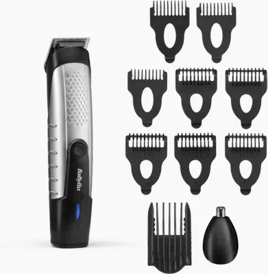 Babyliss - Tondeuse Barbe T812e, 14 Hauteurs De Coupe, Précision 0,5 Mm, Autonomie 180 Mn
