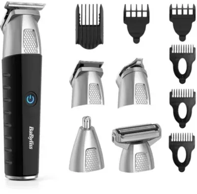 Babyliss - Tondeuse Multi Usages 11 En 1 Mt812e, 4 Hauteurs De Coupe, Précision 0,5 Mm, Autonomie 240 Mn