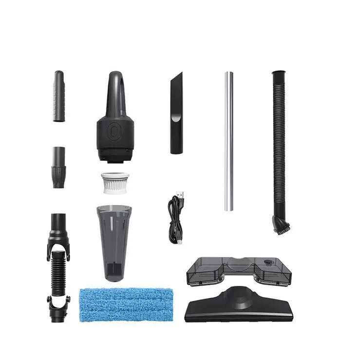 Balai vapeur sans fil LERIVO SARL puissance 63W aspiration 10kPa léger et pratique noir. noir NETTOYEUR VAPEUR