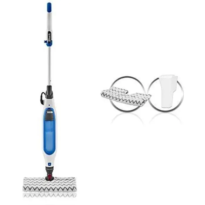 Balai vapeur Shark S6001EU - Nettoyage double face - 1050 W – Lingettes Lavables – Réservoir 350 ml
