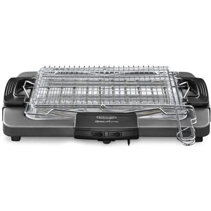Barbecue électrique DELONGHI BQ80.X - 2 450 W - Plateau aluminium amovible