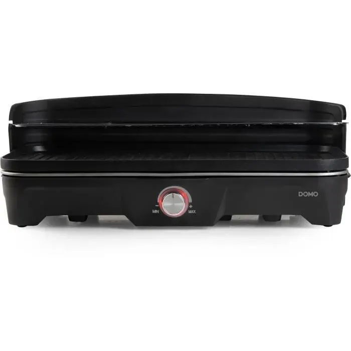 Barbecue électrique DOMO - Grill de table DO9260G - Surface de cuison 50 x 25cm - 2200W — coloris Noire