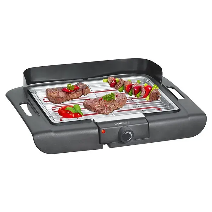 Barbecue Gril électrique de table 2000W Clatronic BQ 3507 Noir