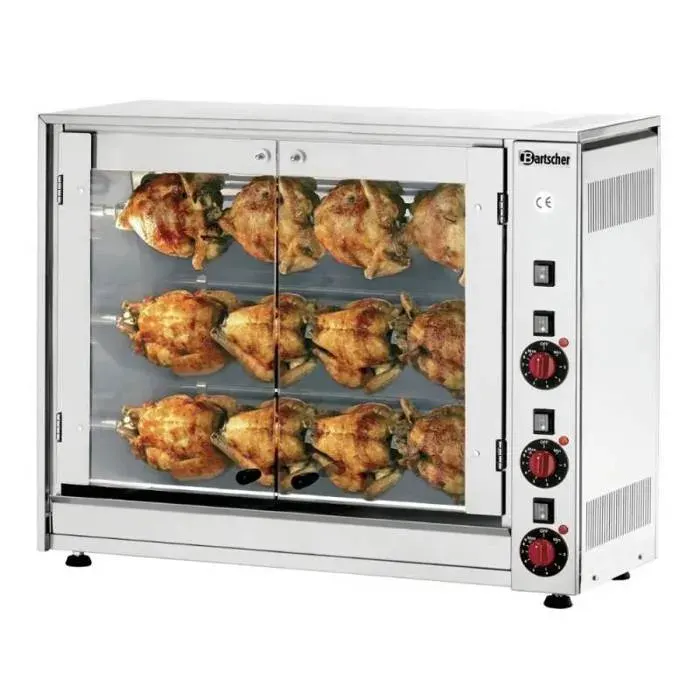Bartscher - Rôtissoire professionnelle - 12 Poulets