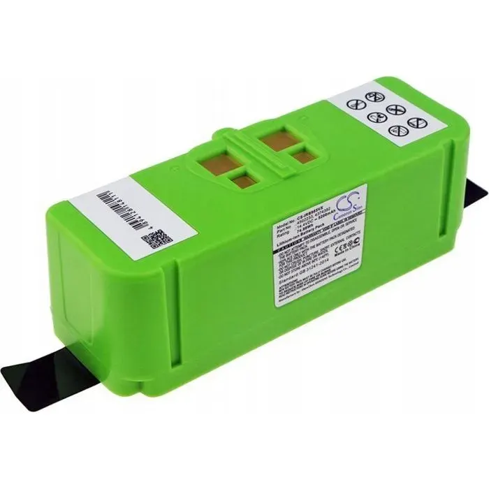 Batterie 144V 5200mAh Li‑Ion compatible iRobot Roomba (séries 600/800/900) - remplacement