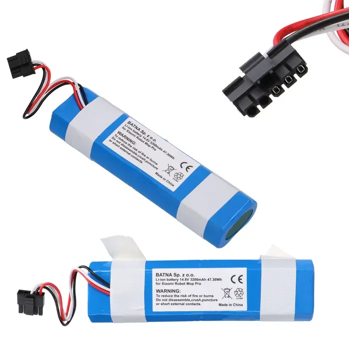Batterie de remplacement - EXTRALINK - Xiaomi Robot Mop Pro - INR18650 MA1-4S1P-SC - 3200 mAh - Lithium-ion