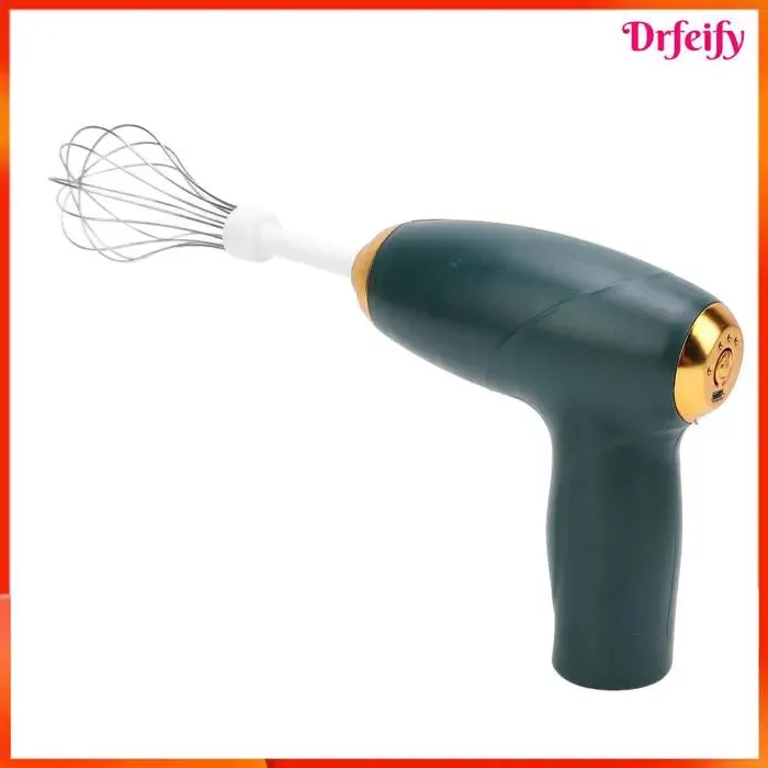 Batteur à main électrique - AKOZON - Drfeify - Sans fil USB rechargeable - 1200 mAh - Compact portable