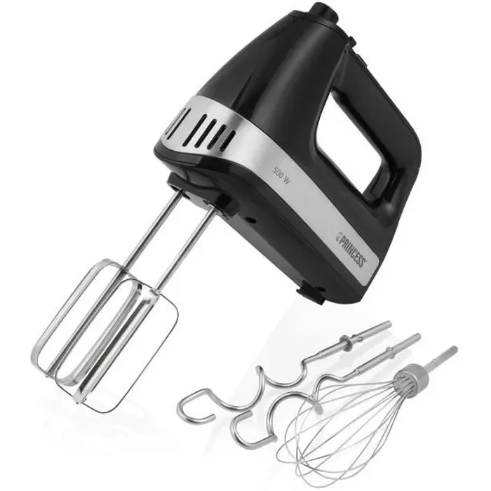 Batteur à main PRINCESS - 500W - Boîte de rangement - Fonction turbo