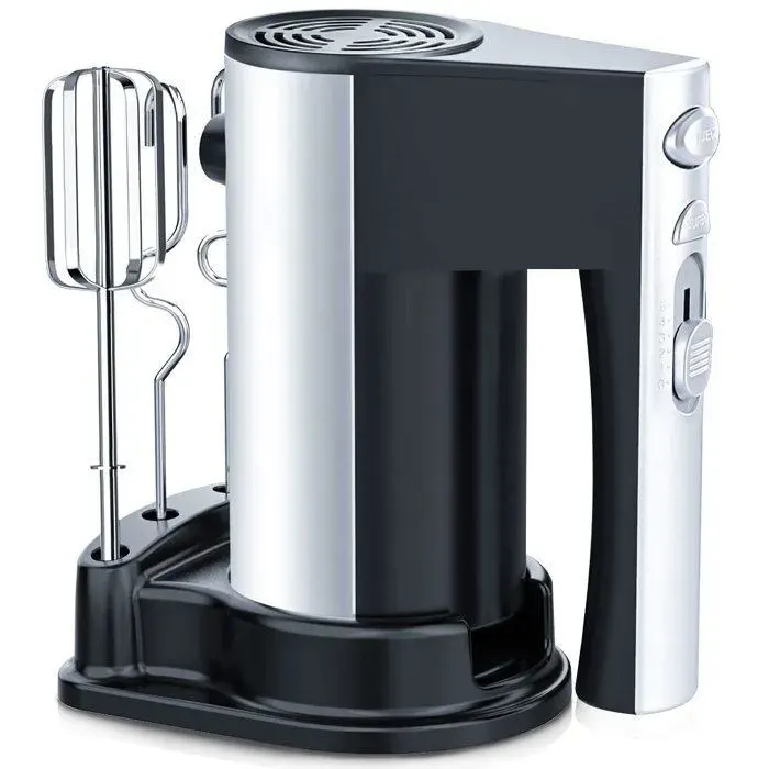 Batteur Electrique 800W - JIATZOCN - Avec Support Inférieur - 5 Vitesses - Fonction Turbo