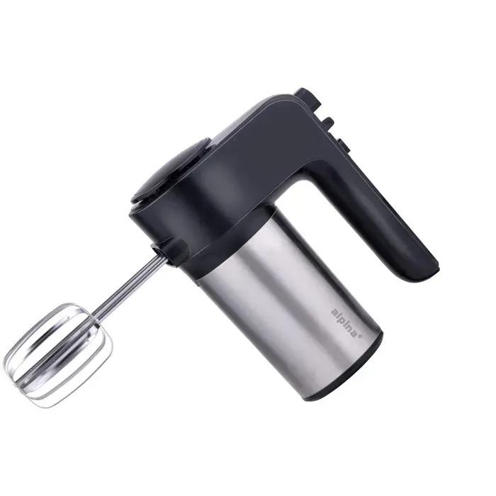 Batteur électrique à main - ALPINA - 400W - 6 Vitesses + Fonction Turbo - Inox/Abs Compact
