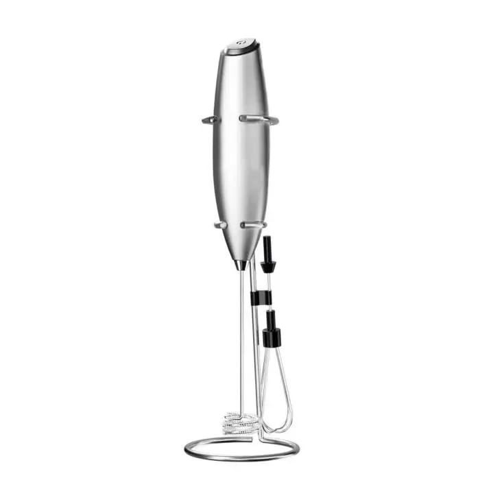 Batteur électrique argenté petit mini-fouet à œufs à main pour la maison Handmixer Argent (25 watts)