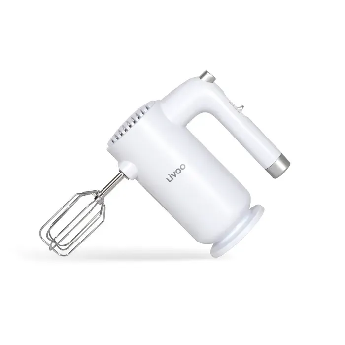 Batteur électrique - LIVOO - 250 W - 5 vitesses - Fonction turbo - Blanc