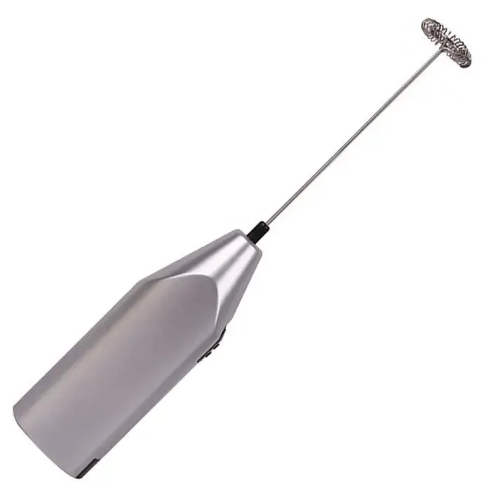 Batteur - fouetBatteur à œufs électrique mélangeur pour boisson au lait café batteur à œufs mousseur Mini - Silver[F367]