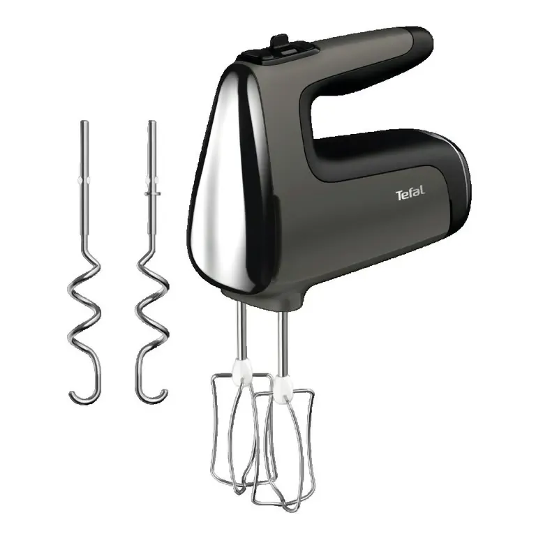 Batteur Tefal Powermix Silence HT650E38 Argent, Gris - Neuf