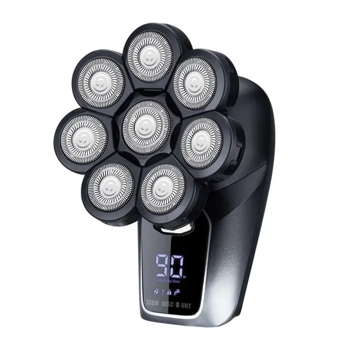 Beaute bien-etre rasoir électrique imperméable homme rasoir - TepidBee - multifonctionnel 8 têtes de coupe 6 en 1 rasoir électriqu