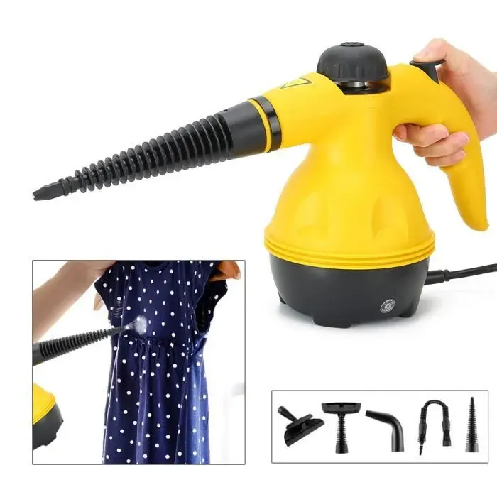 BEF Nettoyeur à vapeur pratique pulvérisateur à haute pression multifonction domestique tenu dans la main prise EU 220-240V