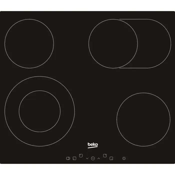 BEKO HIC 64403 T Table vitrocéramique 4 foyers