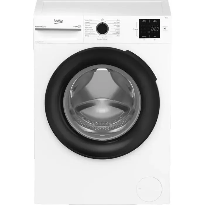 BEKO Lave-linge hublot 6kg 1200trs/min 15 programmes