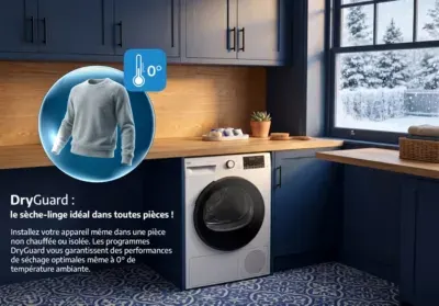 Beko - Sèche Linge Pompe À Chaleur D3h2d8c6bw — vue 6