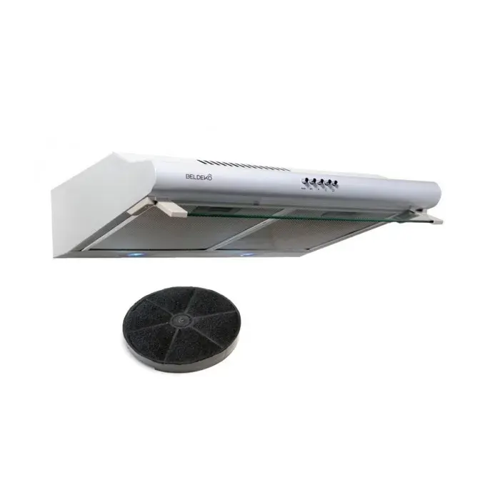 BELDEKO Hotte Casquette 60 cm Blanc 240 m3/h 100W - Marque Française
