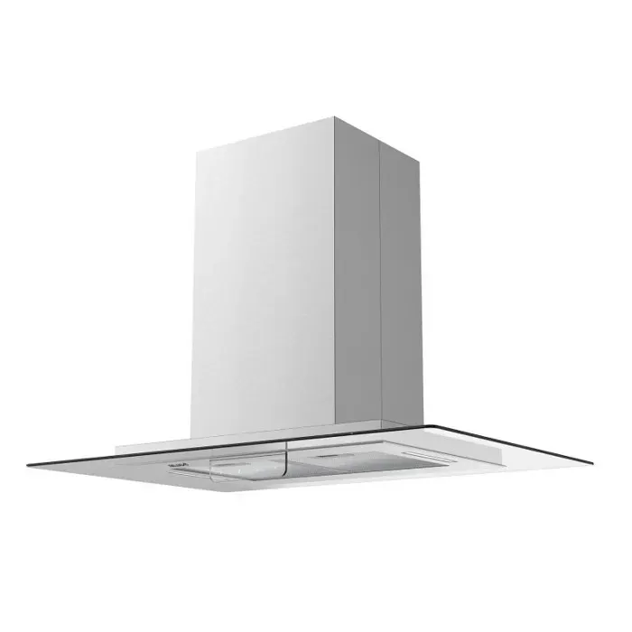 BELDEKO Hotte Îlot 90 cm Inox 556 m3/h 3 Vitesses - Marque Française