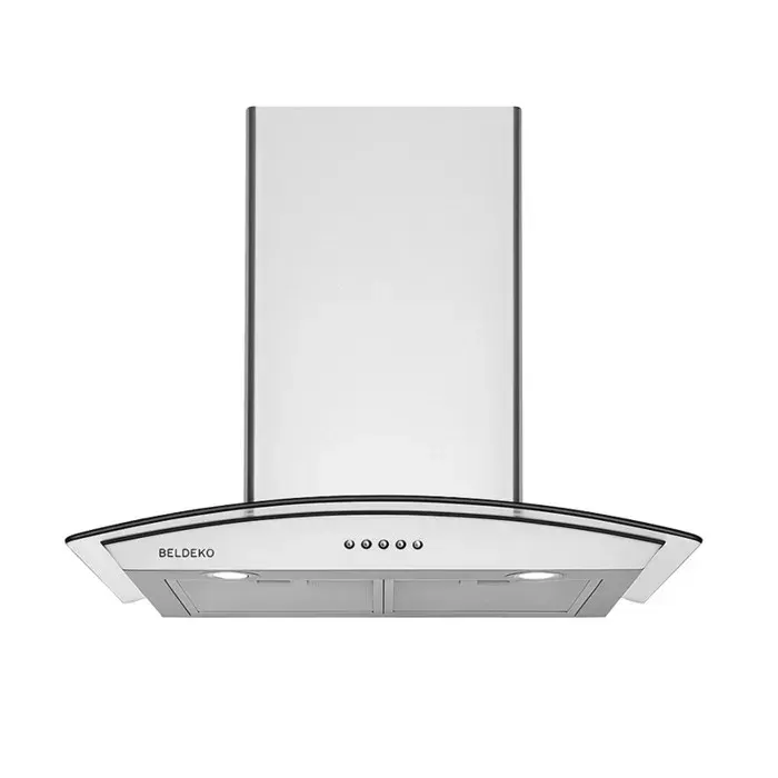 BELDEKO Hotte Murale 60 cm Inox 559 m3/h Évac/Recyclage - Marque Française