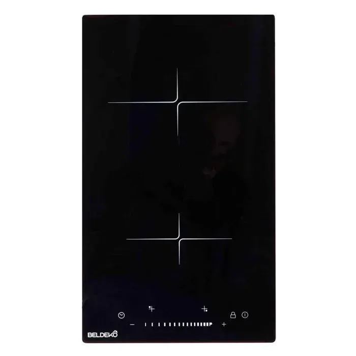 BELDEKO Plaque Induction 2 Feux 3300W Slider - Marque Française — coloris Noir