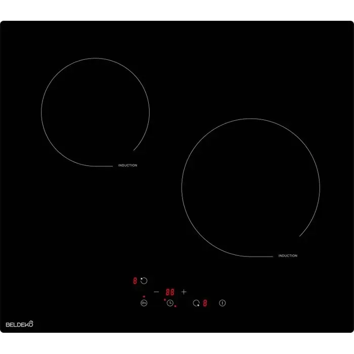 BELDEKO Plaque Induction 2 Feux 3500W 59x52 cm - Marque Française
