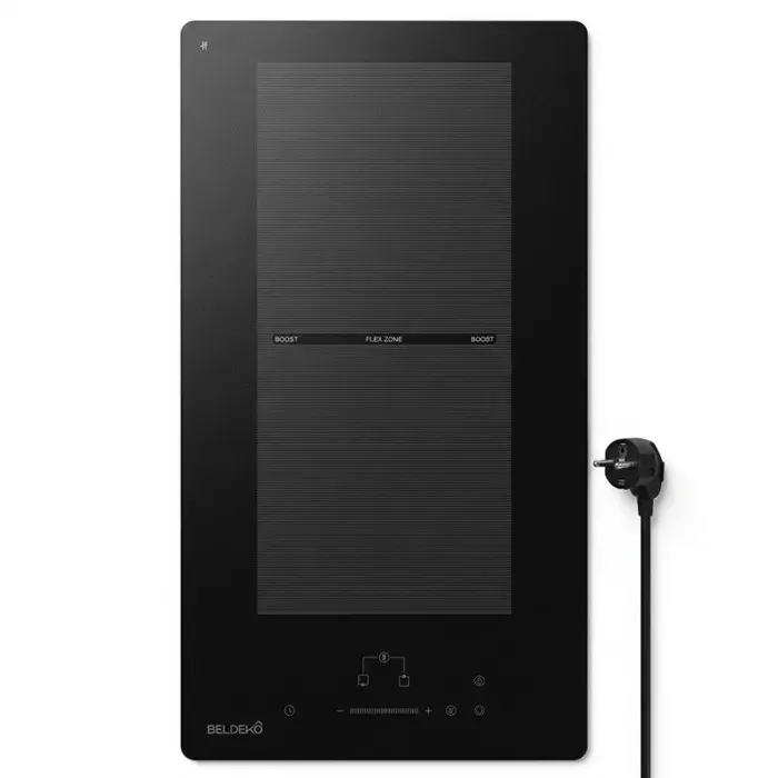 BELDEKO Plaque Induction 2 Feux Flex 3500W Noir Mat - Marque Française