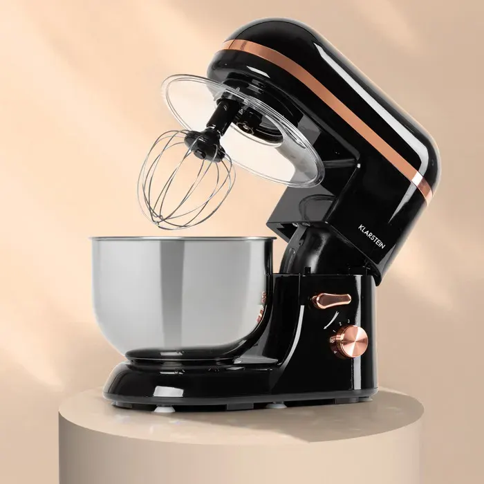 Bella 1800W 5L Robot de Cuisine Noir/Or Rosé