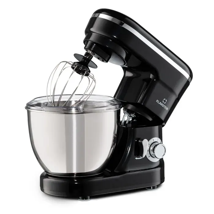 Bella Mini 1200W 4L Robot de Cuisine Noir