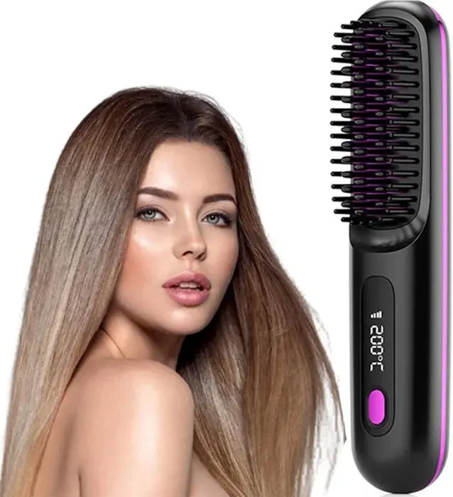 Bellabrush ProBlowout Brush Bella Pro Bella Brush Pro Bellabrush Bellabrush Portable Straightener Brush Heated Hair