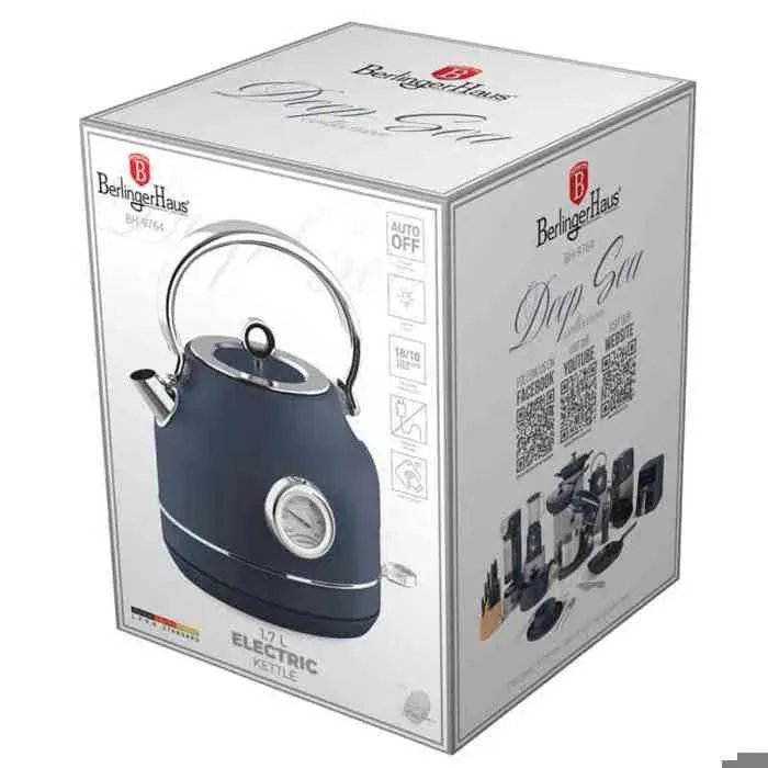 BERLINGERHAUS Bouilloire avec thermomètre 17 l Collection Deep Sea BH-9764