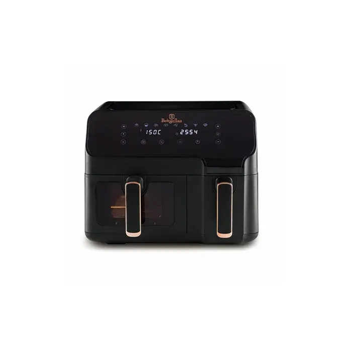 BERLINGERHAUS Friteuse à air chaud double 55 + 35 l Collection Black Rose BH-9467