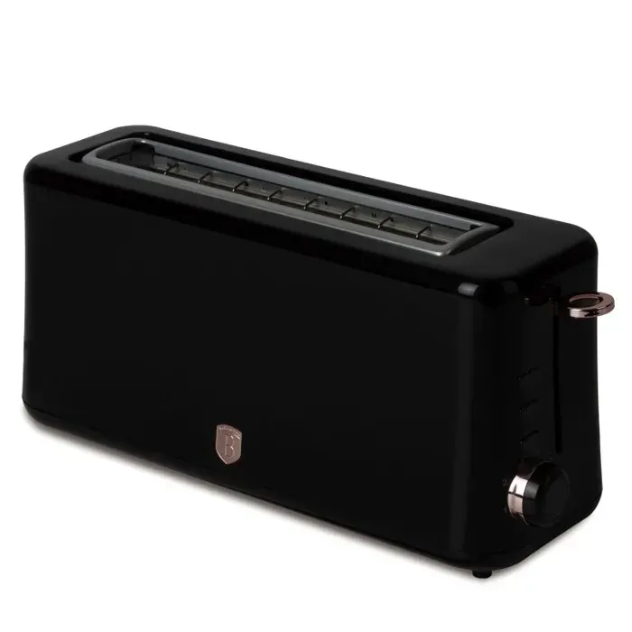 BERLINGERHAUS Grille-pain en acier inoxydable 980W avec fente longue Collection Black Rose BH-9685