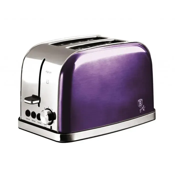 BERLINGERHAUS Grille-pain en acier inoxydable Purple Metallic Line BH-9392