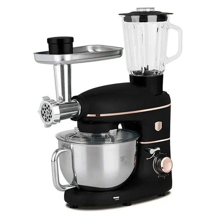BERLINGERHAUS Robot de cuisine avec broyeur et mixeur 1500 W Collection Black Rose BH-9534