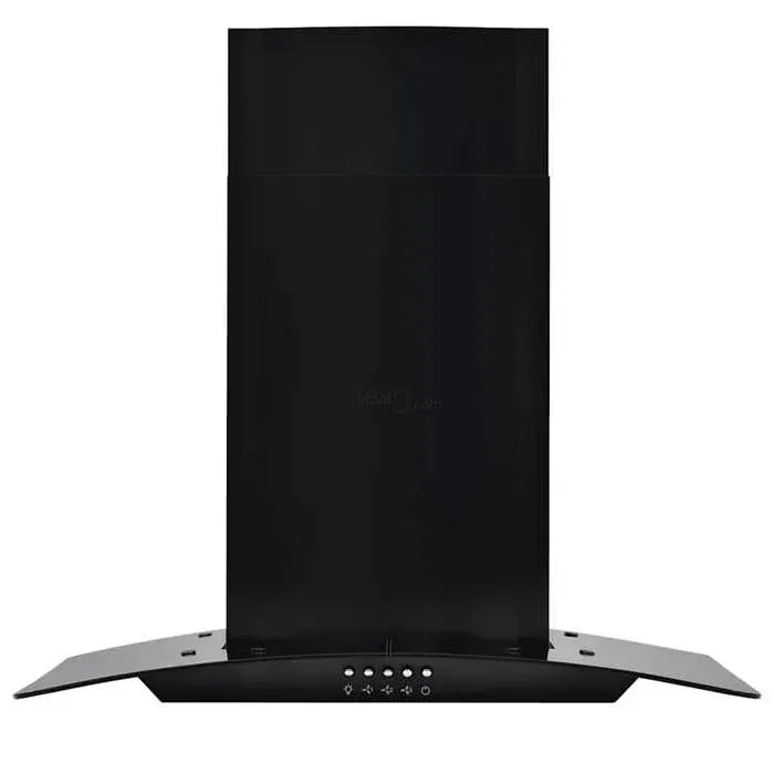 BEST-HOME Meuble de jardin - UU - Hotte murale Acier inoxydable 756 m³/h 60 cm Noir HH8770