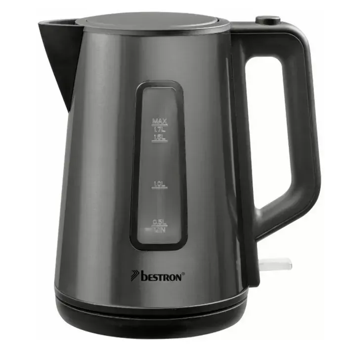 Bestron Bouilloire sans fil 1.7l 2200w gris - AWK1000TG