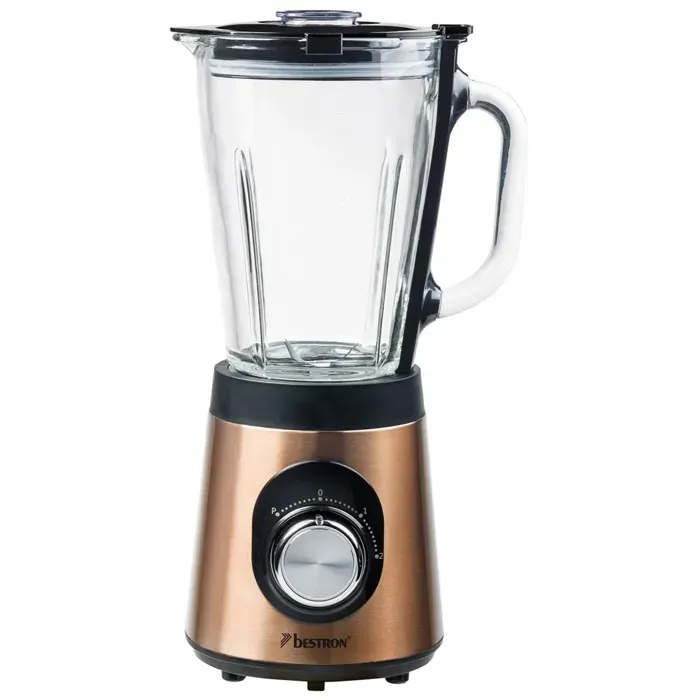 Bestron Mélangeur avec cruche en verre ABL500CO 15 L 500 W Cuivre