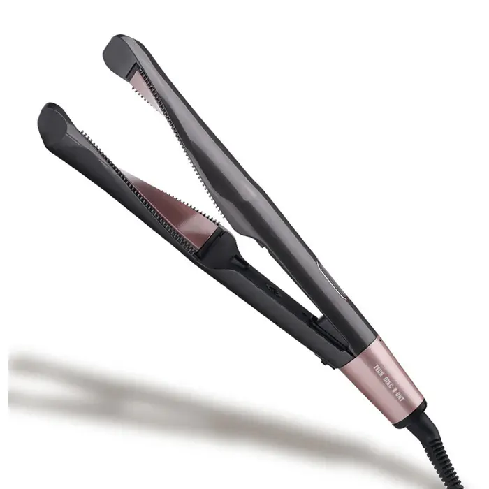Bigoudi forme multifonction torsion attelle - TepidBee - rotative deux en un curling droit sec et humide double usage chauffage ra