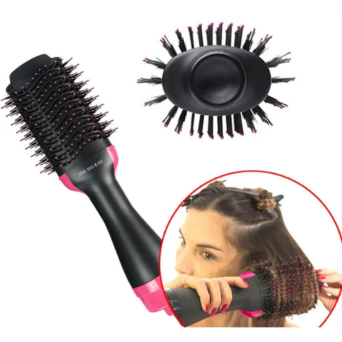 Bigoudis chauffants sèche cheveux et - TepidBee - volumateur bigoudi soufflant brosse 4 en 1 lisse boucle style cheveu ionique éle