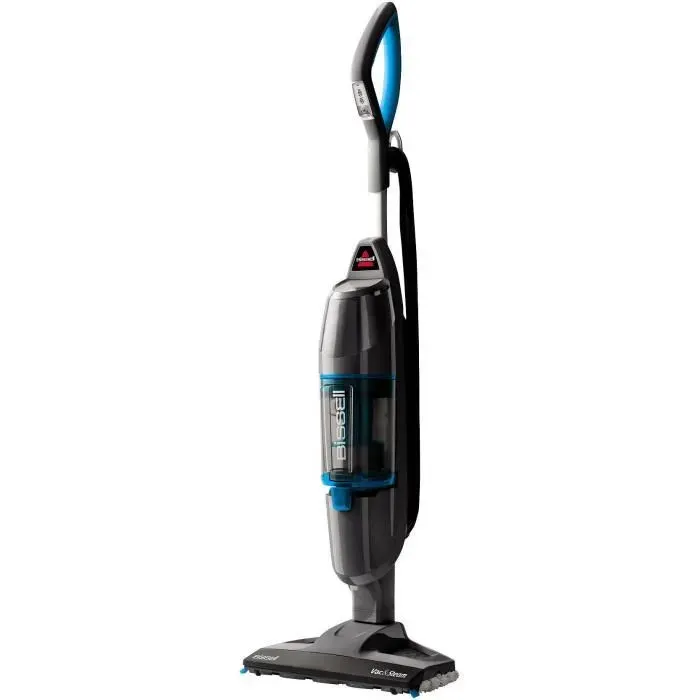 BISSELL 1977N Vac&Steam - Aspirateur et Nettoyeur Vapeur Filaire - Pour Sols Durs Carrelages Parquets - Fonction Régulation Vapeur