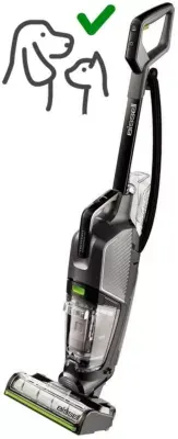 Bissell - Aspirateur Laveur Crosswave Hydrosteam Pet Pro - Fonction Vapeur, Idéale Taches Tenaces